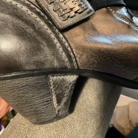 Women’s Remonte Leather Gray Ankle Boots 38/7.5 - Picture 11 of 11